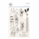 Pinkfresh Studio - Clear Stamp Set 4 inch X6 inch - Skating Bunnies