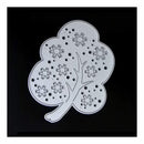 Poppy Crafts Dies - Christmas Tree with Bubbles and Snowflakes Die Design