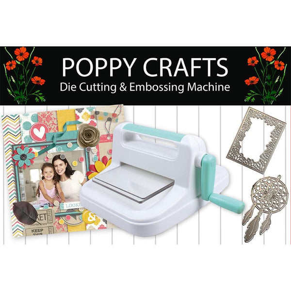 Poppy Crafts - A5 Die cutting and Embossing Machine + 4 bonus dies