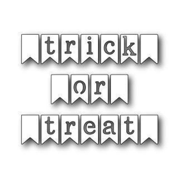 Poppystamps Dies - Trick Or Treat Banner Flags
