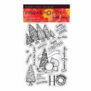 Power Poppy Clear Stamps 4 Inch X6 Inch Bottlebrush Holiday