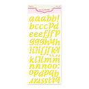 Pink Paislee - Expressions - Foam Stickers - Cushies - Alphabet - Lemon