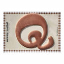 Pressed Petals - Letter Q - Large - Copper