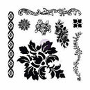 Prima Marketing - Iron Orchid Designs Decor Clear Stamps Fleur