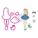 Prima Marketing - Julie Nutting Stamp & Die Set Mermaid Kisses Shelly