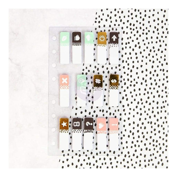 Prima Marketing - My Prima Planner Clear Tabs 14 pack Assorted