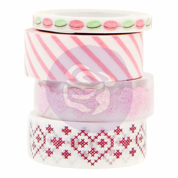 Prima Marketing - Santa Baby Decorative Tape 4 pack 5mm To 15mm, 10 Yards Each