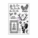 Prima Marketing Sweet Peppermint Cling Rubber Stamps 4 Inch X6 Inch Fa La La