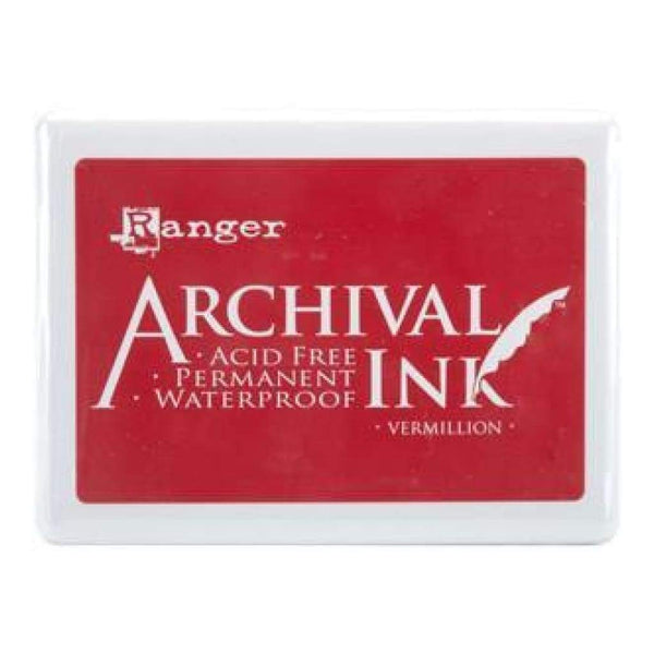 Ranger Archival Jumbo Ink Pads - Vermillion