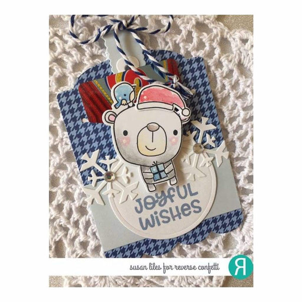 Reverse Confetti - Christmas Bear Confetti Cuts*