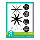 Reverse Confetti Stamps - My Sunshine
