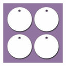 Round Blank Zipper Pulls 4 Pack