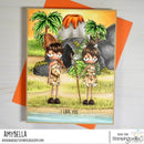 Stamping Bella Cling Stamps Cave Backdrop*