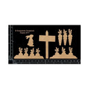 Scrapaholics Laser Cut Chipboard 1.8mm Thick Carrot Patch, 7 pack , 1.5in-3.75in x 2in*
