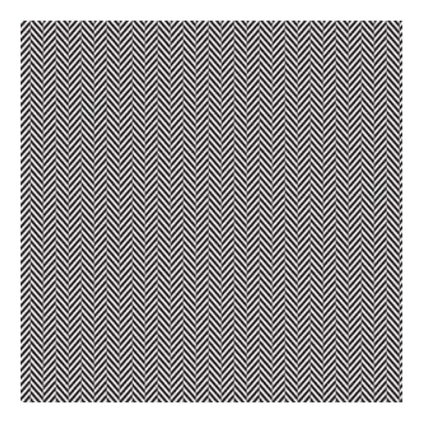 Sale Item - Hambly Screen Prints - Herringbone Overlay - Black  - Single 12X12 S