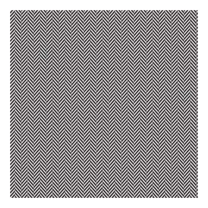 Sale Item - Hambly Screen Prints - Herringbone Overlay - Black  - Single 12X12 S