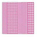 Sale Item - Hambly Screen Prints - Houndstooth Overlay - Pink  - Single 12X12 Sh