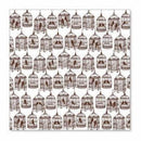 Sale Item - Hambly Screen Prints - The Birdcages Overlay - Brown  - Single 12X12