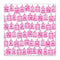 Sale Item - Hambly Screen Prints - The Birdcages Overlay - Pink  - Single 12X12