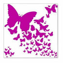 Sale Item - Hambly Screen Prints - Wings Overlay - Magenta  - Single 12X12 Sheet