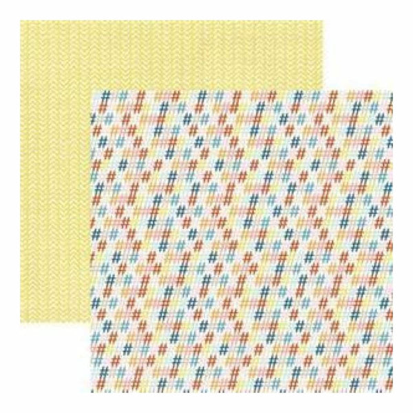 Sale Item - My Mind's Eye - Cut & Paste - Presh - Right Now Hashtag 12X12 Double