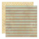 Sale Item - My Mind's Eye - Indie Chic - Citron - Time Festive 12X12 Double-Side