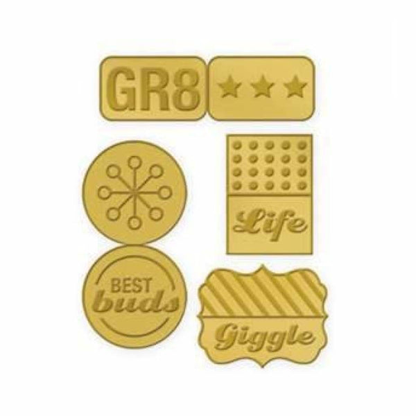 Sale Item - Wer Memory Keepers - Crop-A-Dile Iii Main Squeeze Tabs - Gold