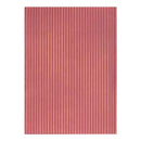 Scenic Route Paper Co - Small Stipe Cabernet & Gold 12X12 Paper  (Pack Of 10)