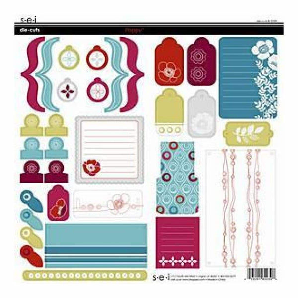 Sei - Poppy Die Cut Tags