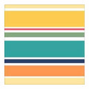Sei - Sunny Stripes 12X12 Vellum  (Pack Of 5)