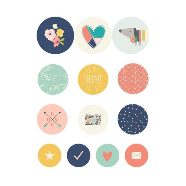 Simple Stories - Posh Self-Adhesive Bradz 13 pack