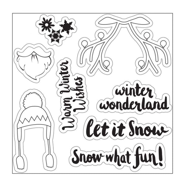 Sizzix Framelits Die & Stamp Set By Lynda Kanase Photo Frame, Seasonal Props*