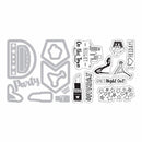 Sizzix Framelits Dies W/Stamps By Katelyn Lizardi 12 pack Weekend Planner