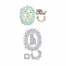 Sizzix Thinlits Dies 5 Pack  With Thanks Phrase & Frame