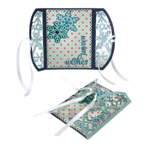 Sizzix Thinlits Dies 8 pack By Lori Whitlock Snowflakes Gatefold Card