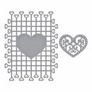 Spellbinder Timeless Heart Designer Series By Marisa Job - Trailing Hearts