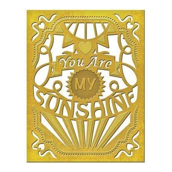 Spellbinders Card Creator Die - You Are My Sunshine