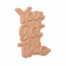 Spellbinders Glimmer Impression Plate You Got This*