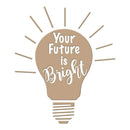 Spellbinders Glimmer Impression Plate Your Future Is Bright