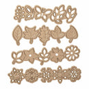 Spellbinders Shapeabilities Dies By Lene Lok Four Seasons-Wreath Elements*
