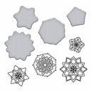 Spellbinders Stamp & Die Set By Stephanie Low Good Vibes-Mandalas*