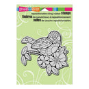Stampendous Cling Stamp 4X4 Mosaic Bird