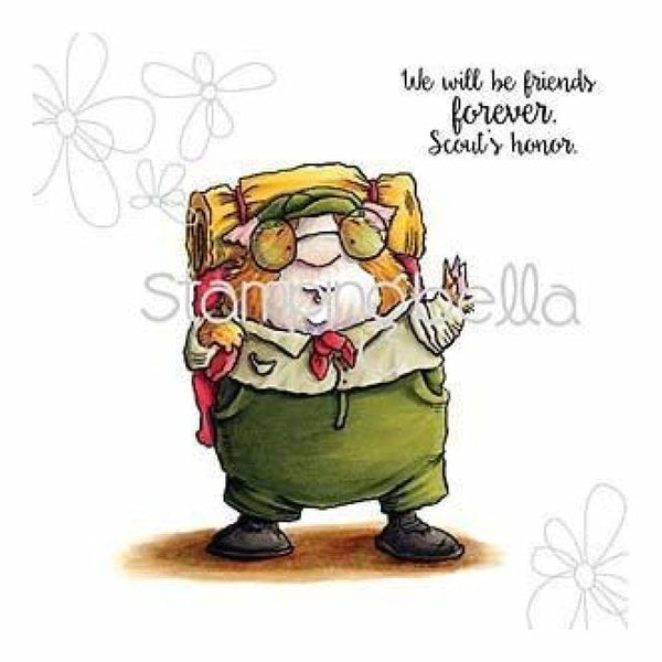 Stamping Bella - Cling Mounted Rubber Stamp - Scout's Honor (Includes Sentiment) Scout's Honor (Includes Sentiment)