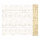 Studio Calico - Classic Calico 3 - Timesheet 12X12 Inch Double-Sided Paper (Pack Of 10)