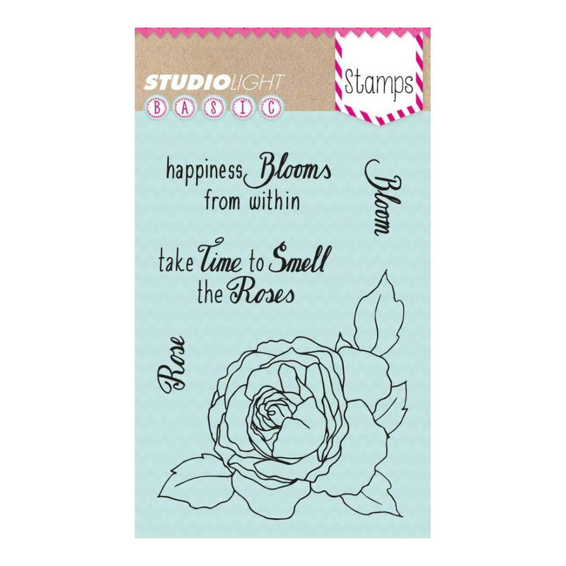 Studio Light Basic A6 Stamps - Happiness Blooms