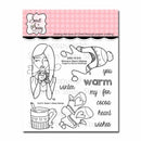 Sweet n Sassy Clear Stamps 4 inch X4 inch Winnies Warm Wishes