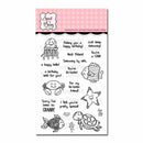 Sweet n Sassy Clear Stamps 4 inch X6 inch Happy Ocean Friends