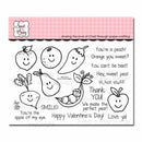Sweet n Sassy Clear Stamps 4 inch X6 inch Punny Fruits & Veggies