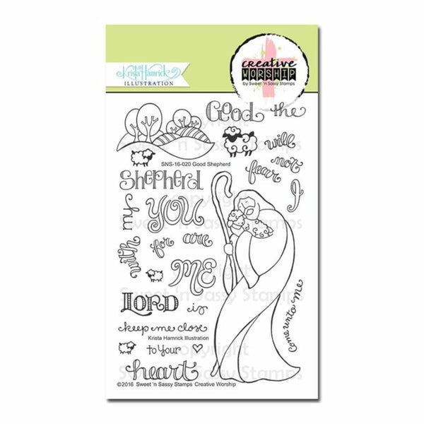 Sweet 'n Sassy Creative Worship Clear Stamps 4 inch X6 inch  Good Shepherd