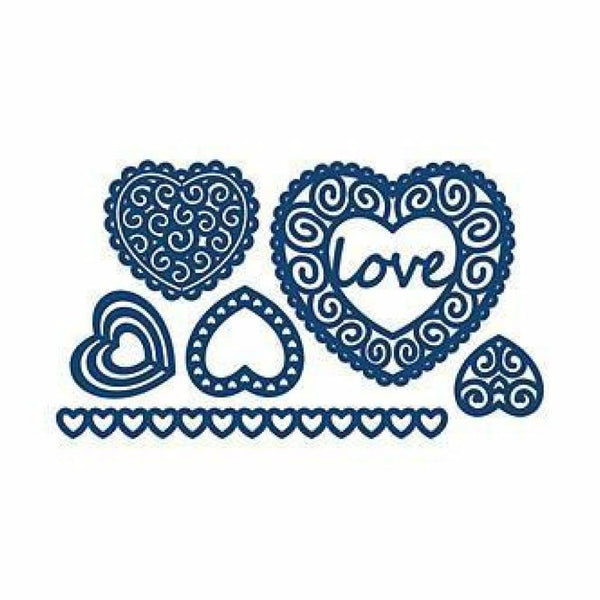 Tattered Lace Metal Die Trellis Border
